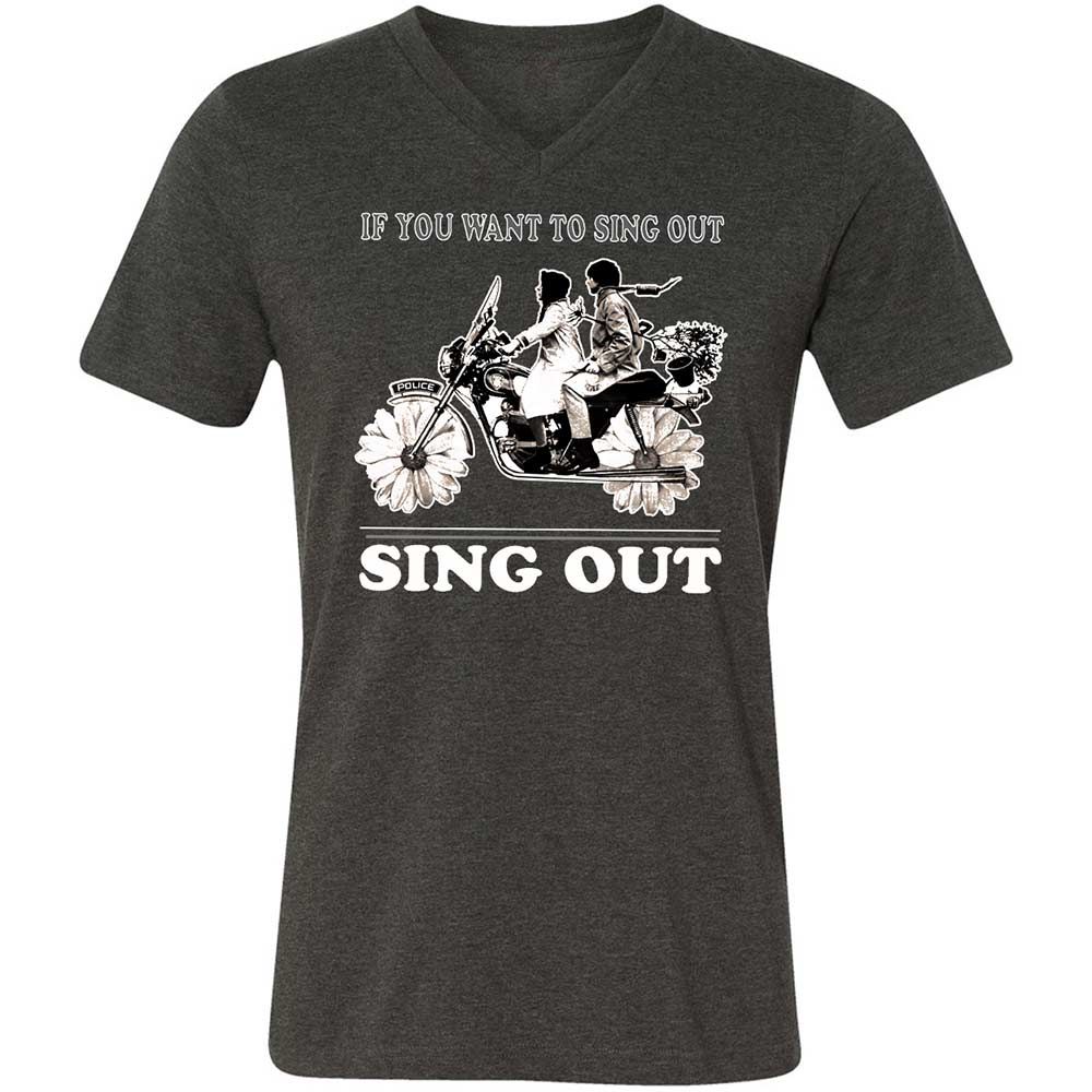If you want to sing out, sing out - Dark Grey Heather - 9