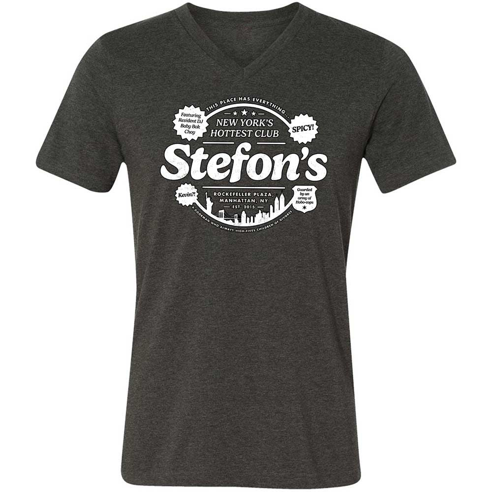 Unisex V-Neck T-Shirt - 38ZFR9DT - Dark Grey Heather - 9