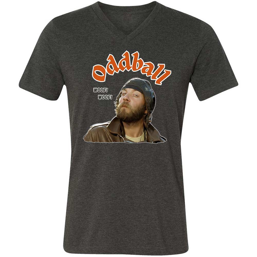 Unisex V-Neck T-Shirt - VAJ32SWQ - Dark Grey Heather - 9