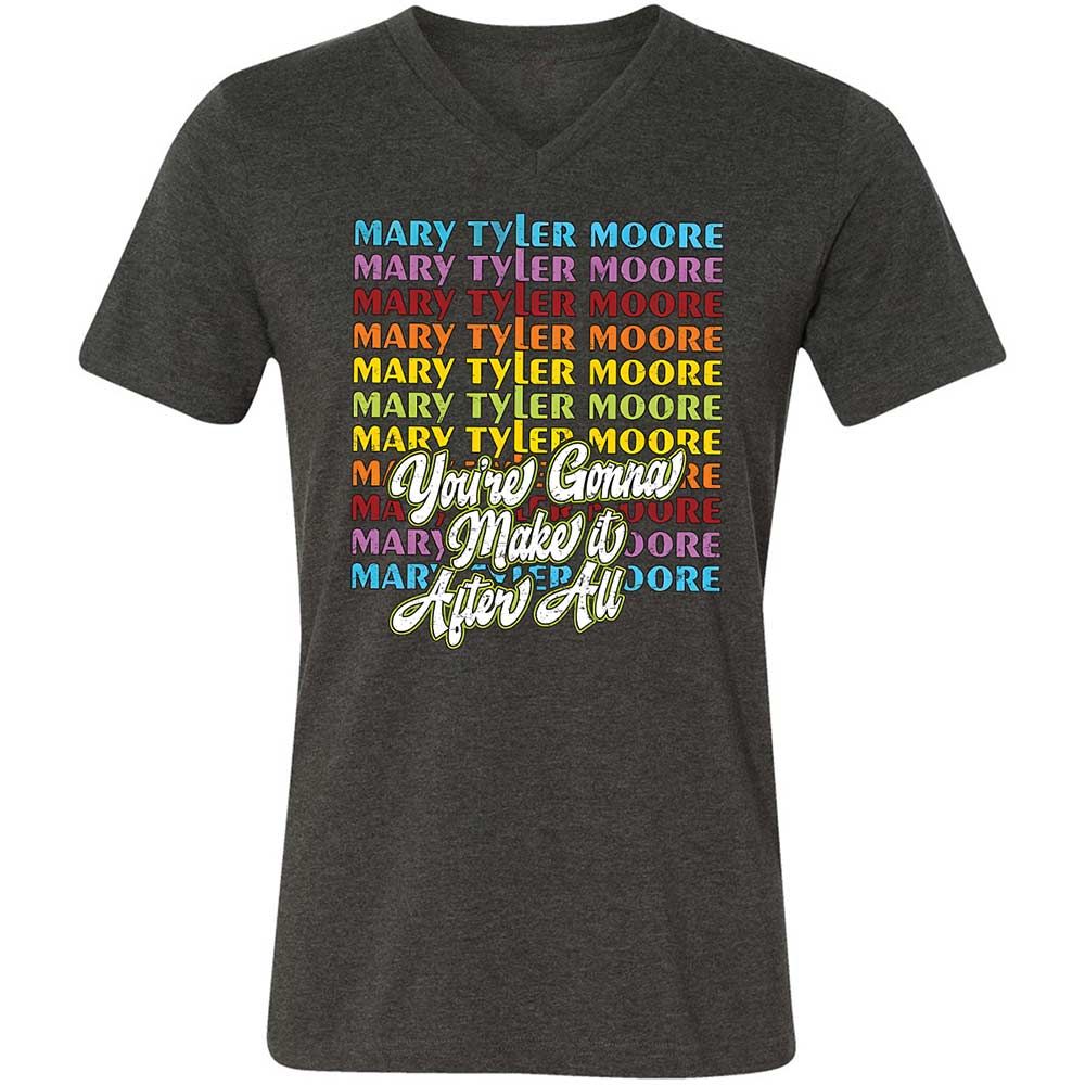Unisex V-Neck T-Shirt - 3LEQDC4J - Dark Grey Heather - 9