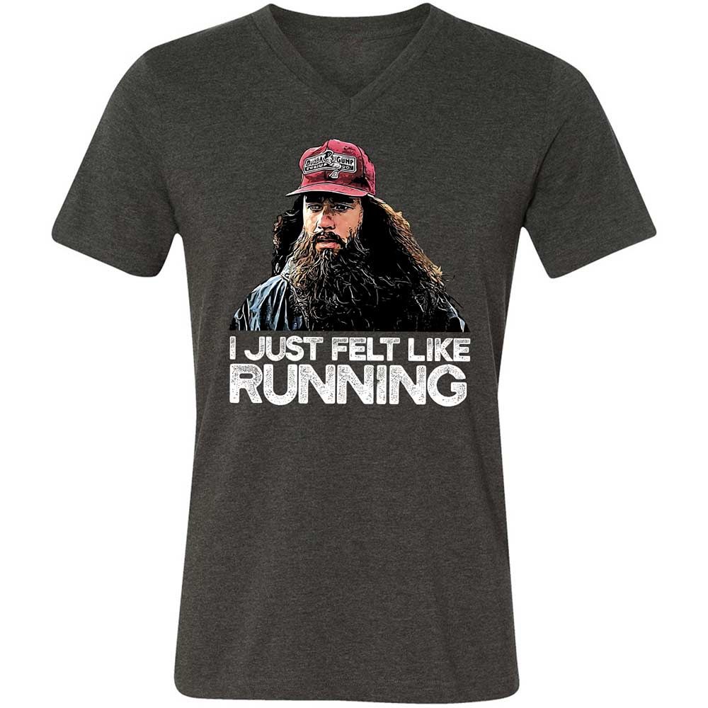 Unisex V-Neck T-Shirt - PW8EE6XV - Dark Grey Heather - 9
