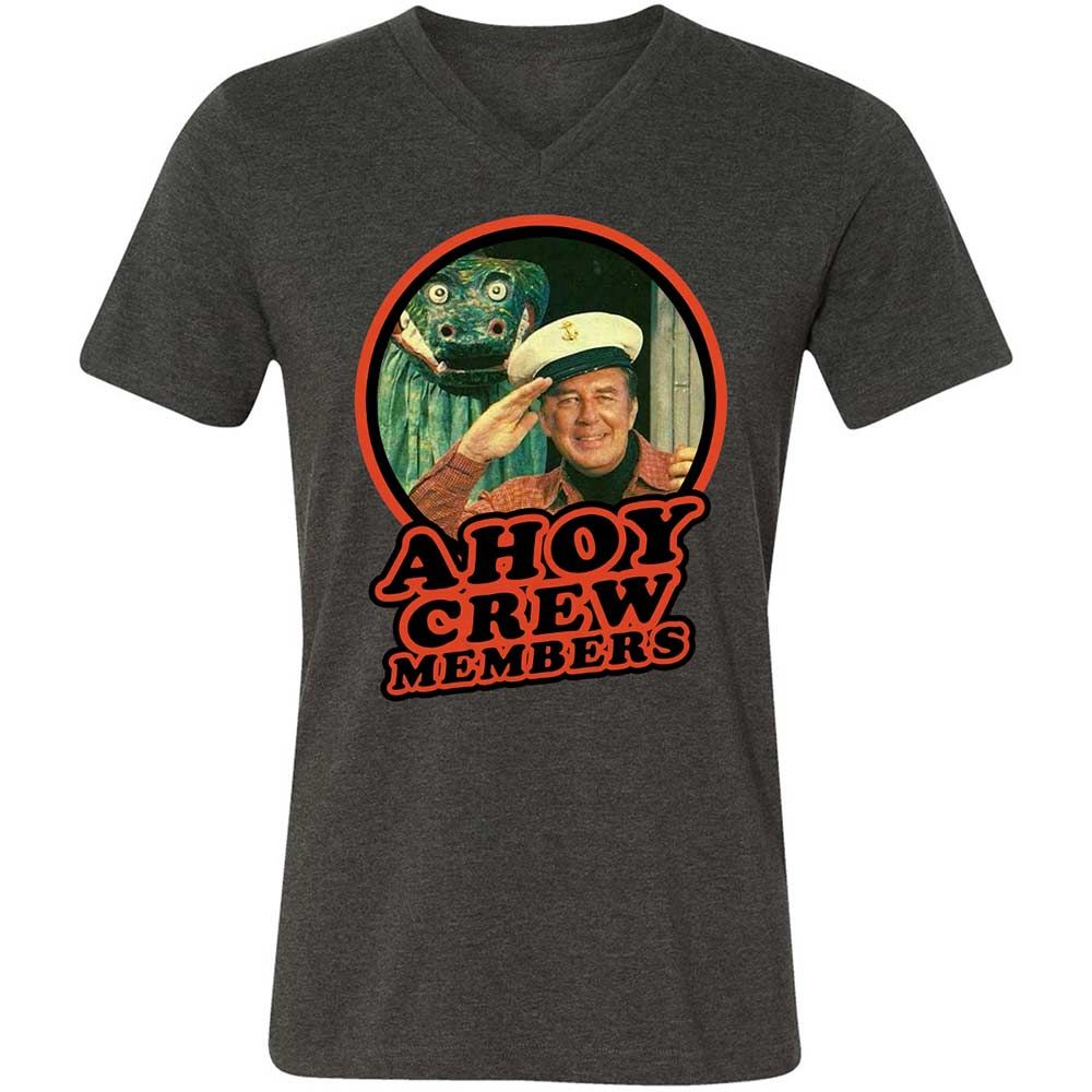 Unisex V-Neck T-Shirt - EG3N7DBD - Dark Grey Heather - 9
