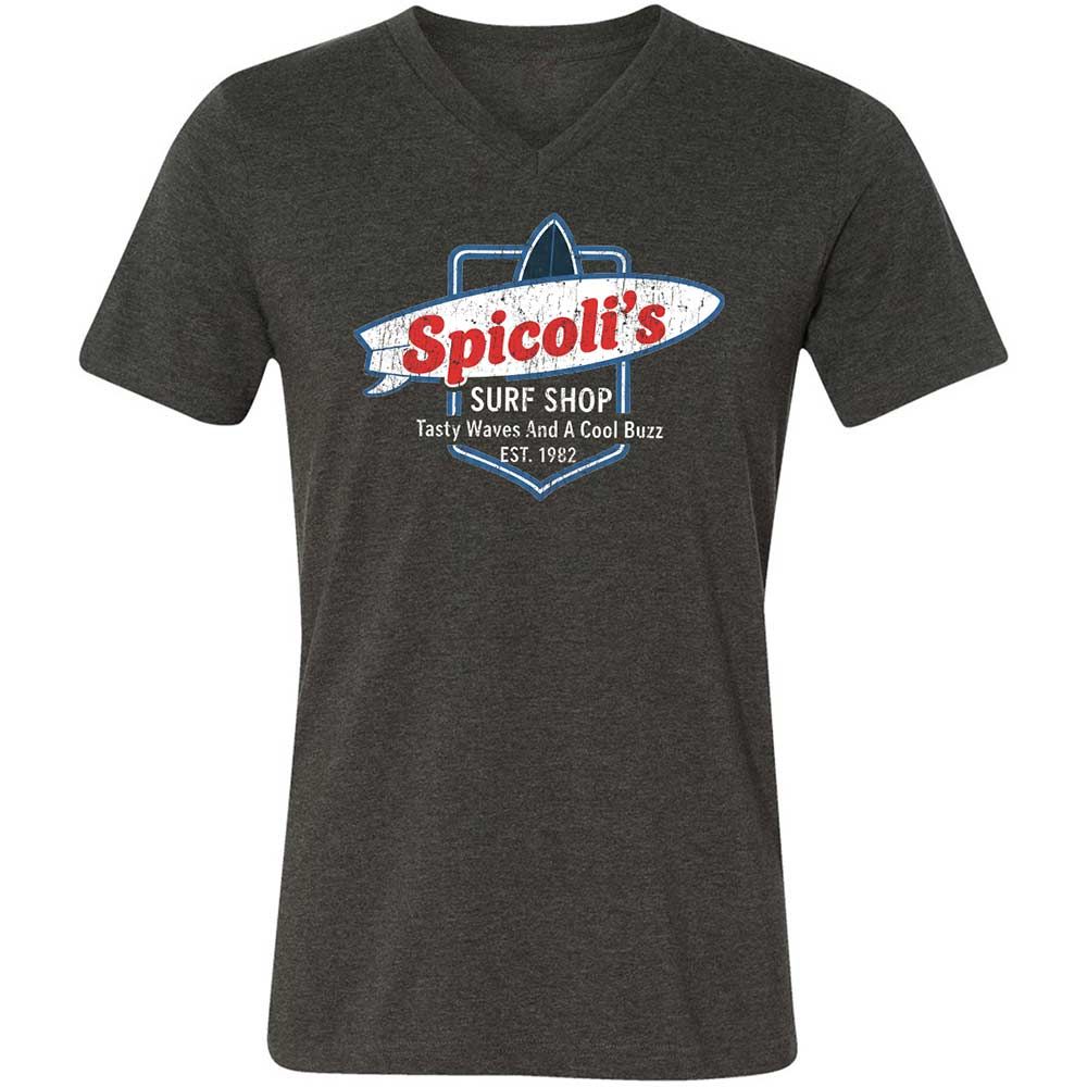 Unisex V-Neck T-Shirt - E256LVWT - Dark Grey Heather - 9