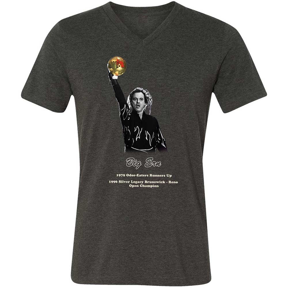 Unisex V-Neck T-Shirt - SCDEBWEH - Dark Grey Heather - 9
