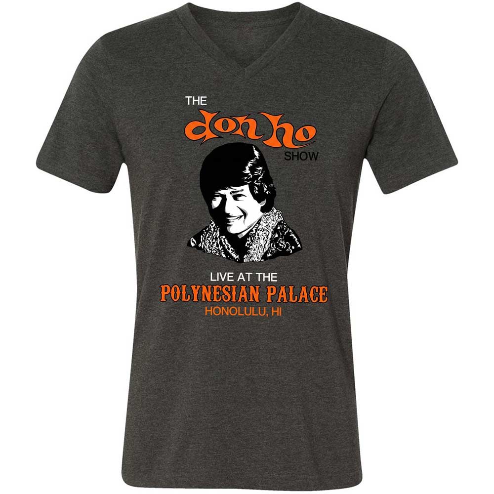 Unisex V-Neck T-Shirt - 2CNFZ68G - Dark Grey Heather - 9