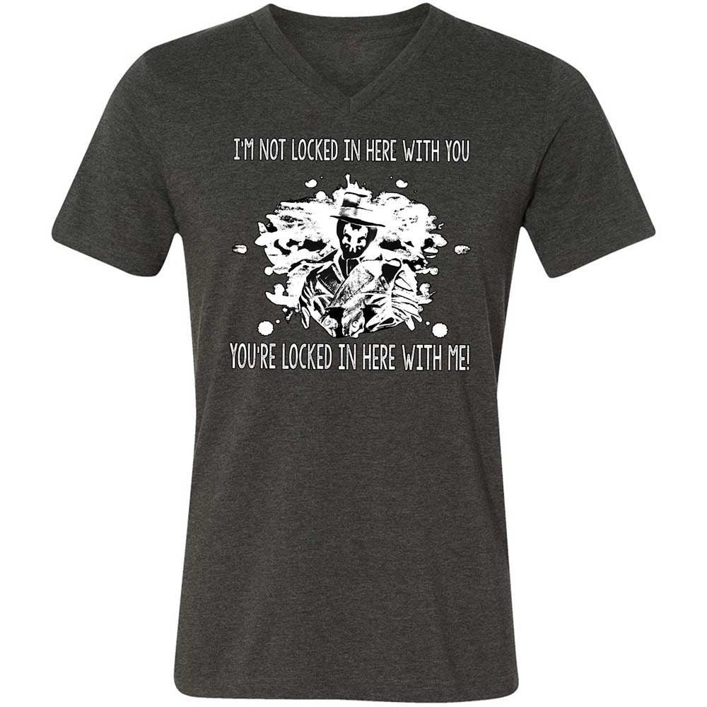 I'm not locked in here with you - Dark Grey Heather - 9