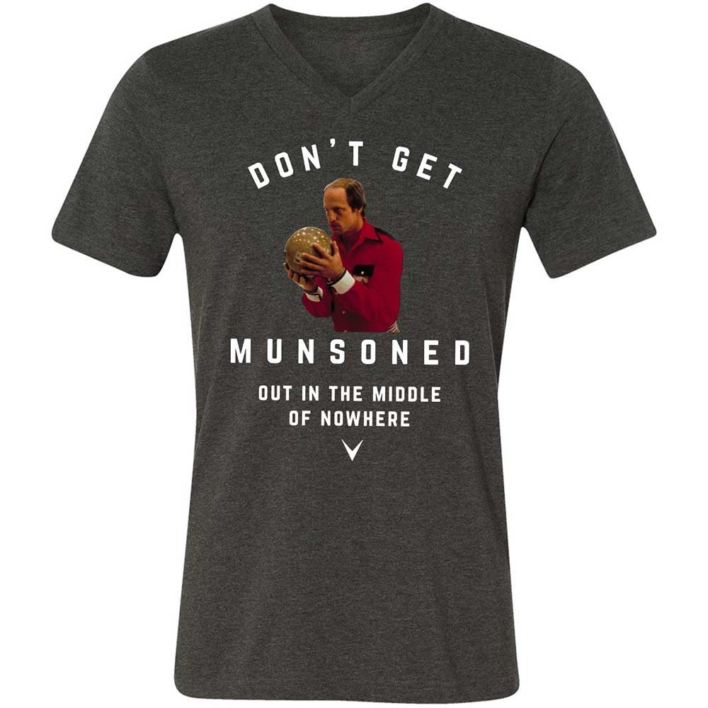 Unisex V-Neck T-Shirt - 5UAKZ5LN - Dark Grey Heather - 9