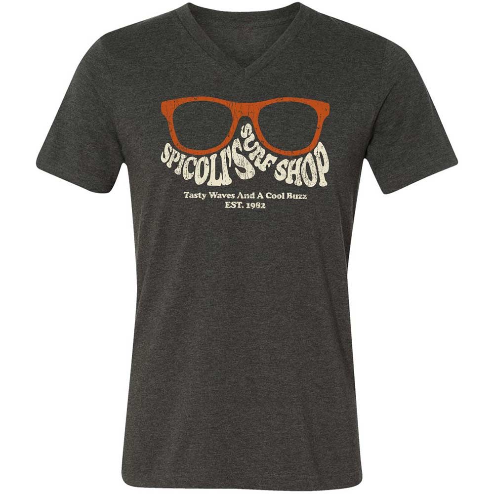 Unisex V-Neck T-Shirt - J82JMWB8 - Dark Grey Heather - 9