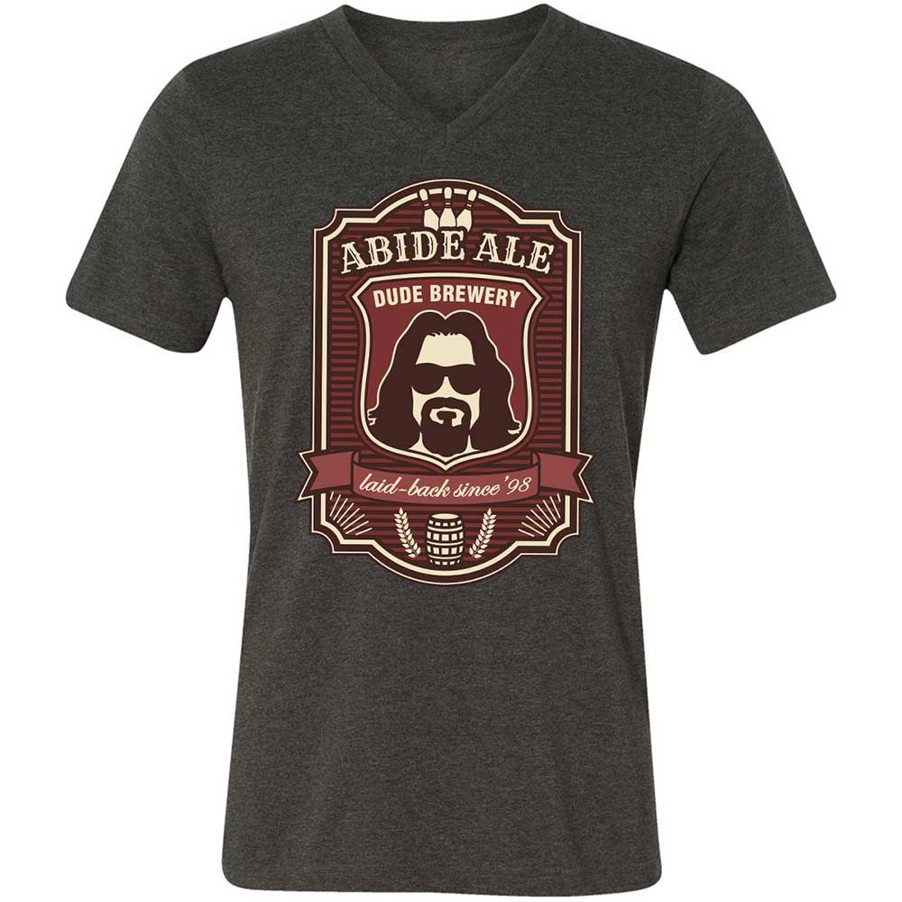 Unisex V-Neck T-Shirt - MR4YS5S8 - Dark Grey Heather - 9