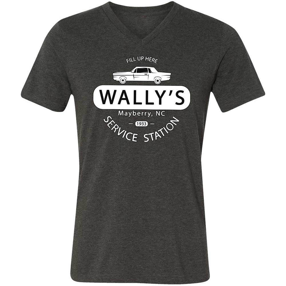 Unisex V-Neck T-Shirt - J6TYQHJC - Dark Grey Heather - 9