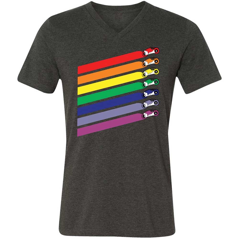 Race The Rainbow - Dark Grey Heather - 9