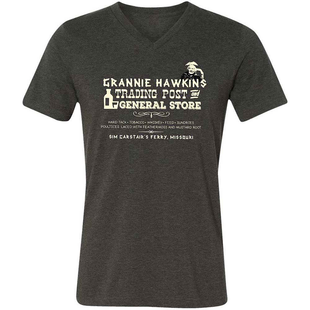Unisex V-Neck T-Shirt - R5UV1FPN - Dark Grey Heather - 9