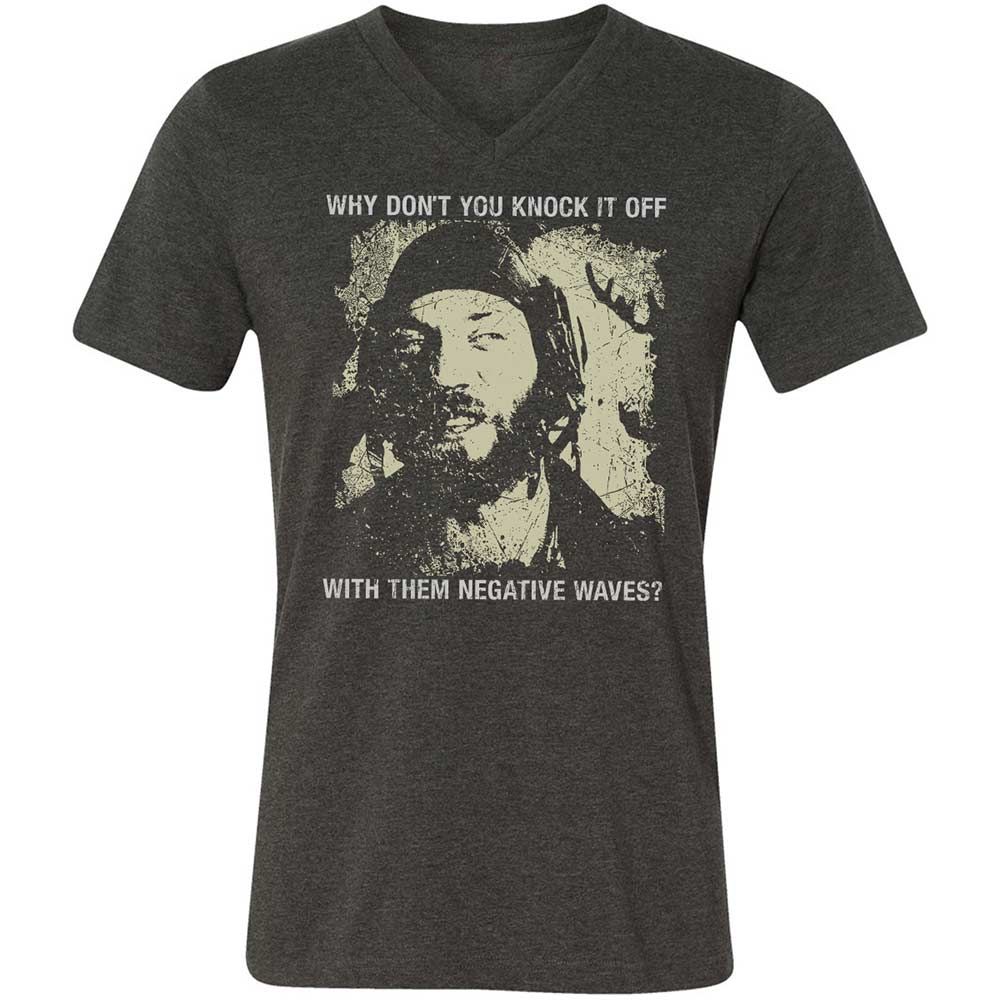 Unisex V-Neck T-Shirt - N8TWV14J - Dark Grey Heather - 9