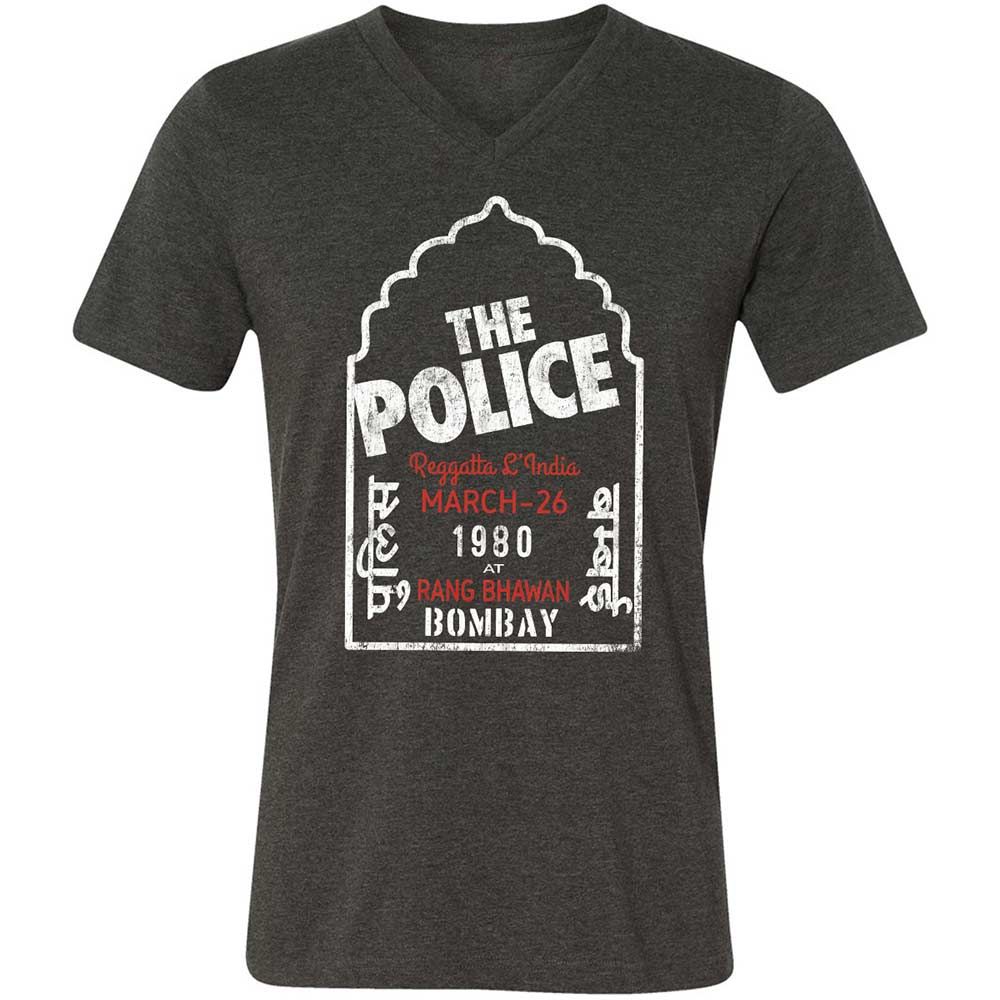 Unisex V-Neck T-Shirt - X9VRX3AS - Dark Grey Heather - 9