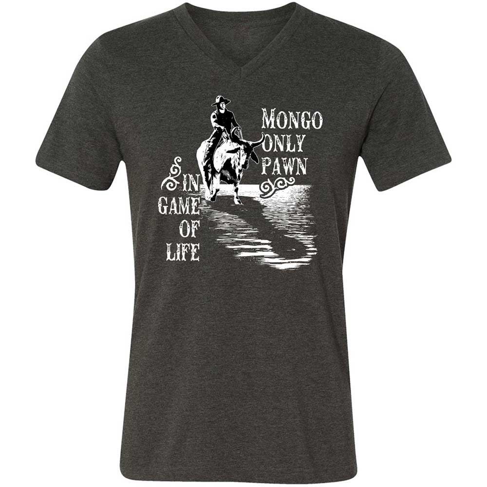 Unisex V-Neck T-Shirt - GUTBBV81 - Dark Grey Heather - 9