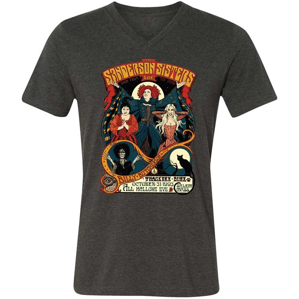 Unisex V-Neck T-Shirt - PWE938TY - Dark Grey Heather - 9