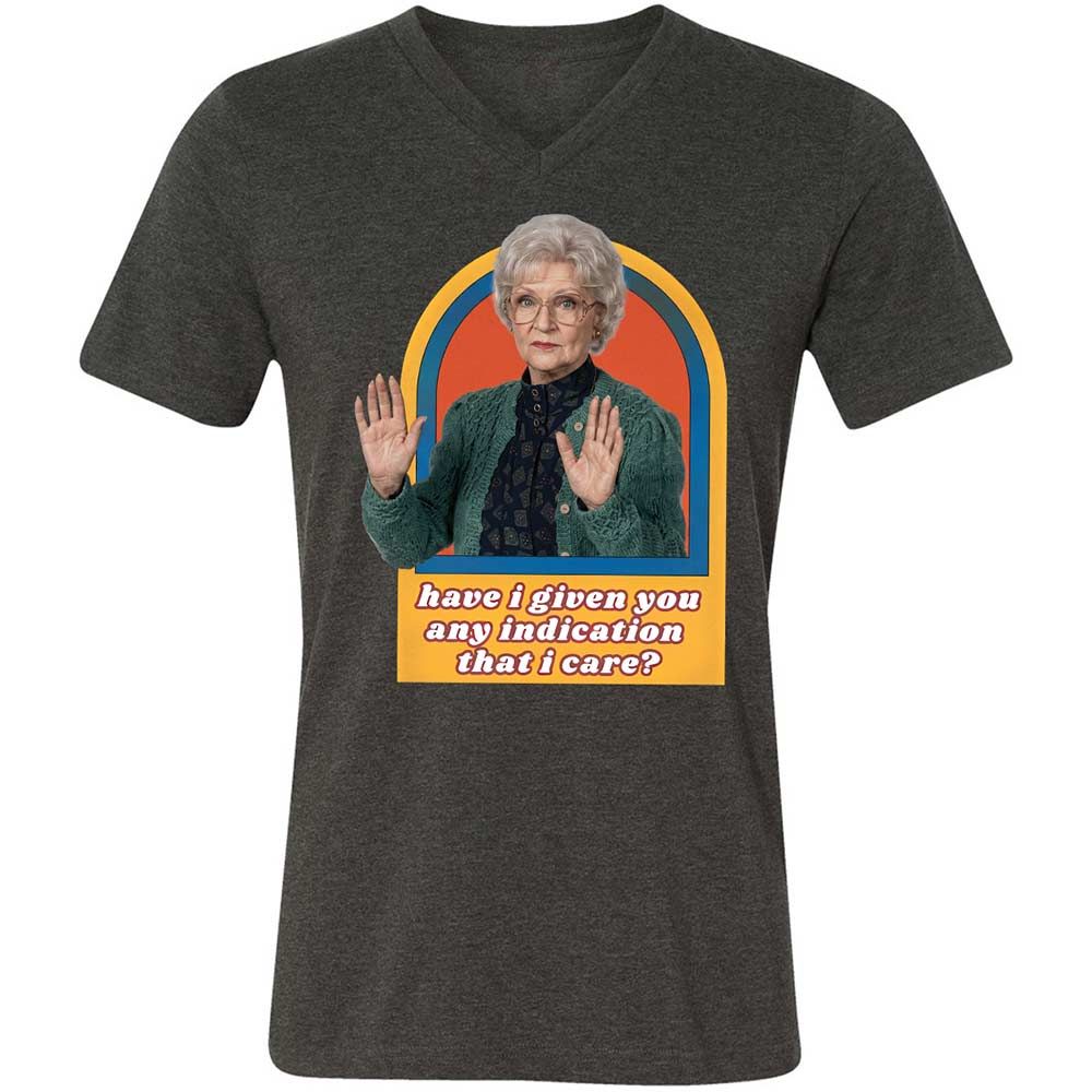 Unisex V-Neck T-Shirt - TWBVYZRT - Dark Grey Heather - 9