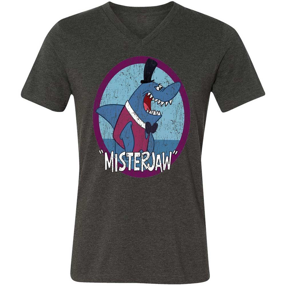 Unisex V-Neck T-Shirt - VVUW8M8W - Dark Grey Heather - 9