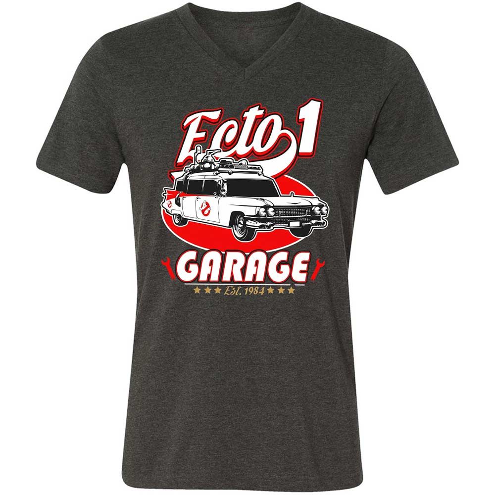 Unisex V-Neck T-Shirt - W8P63K7P - Dark Grey Heather - 9