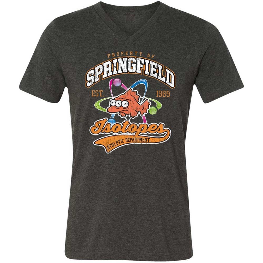 Unisex V-Neck T-Shirt - HCF3Z8G8 - Dark Grey Heather - 9