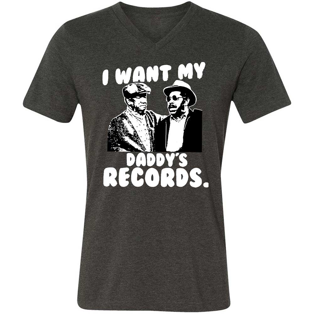 I Want My Daddy's Records - Dark Grey Heather - 9