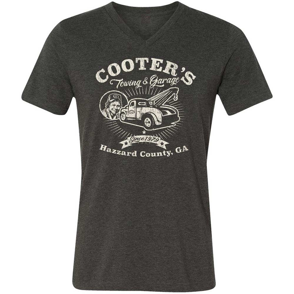 Unisex V-Neck T-Shirt - 6DJLME9A - Dark Grey Heather - 9