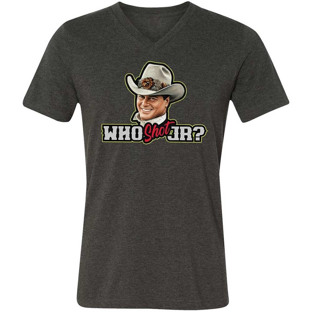 Unisex V-Neck T-Shirt - T8FZ3HSV - Dark Grey Heather - 9