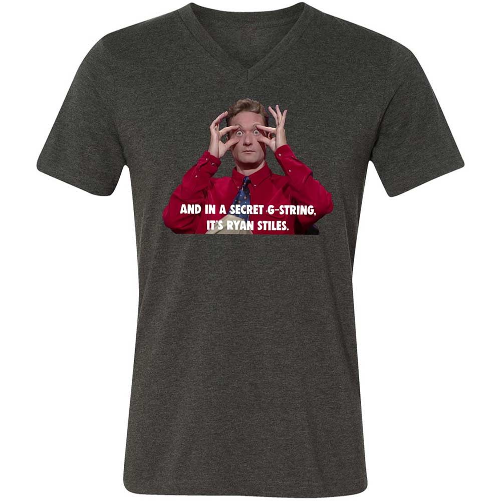 Unisex V-Neck T-Shirt - JV2RWEA5 - Dark Grey Heather - 9