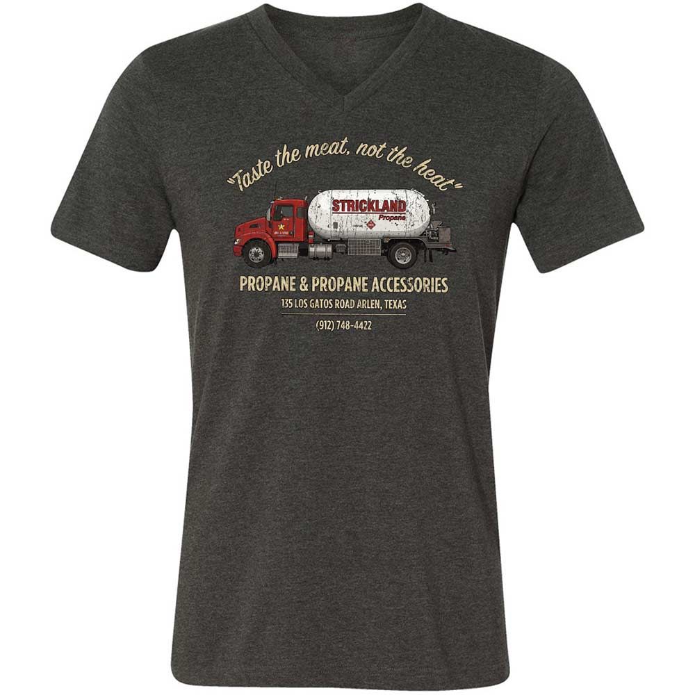 Unisex V-Neck T-Shirt - 2EKFUU34 - Dark Grey Heather - 9