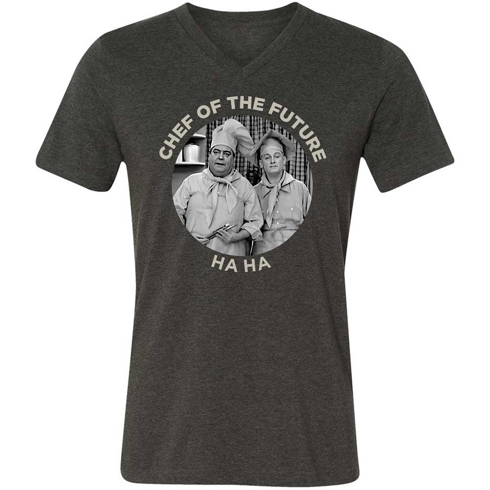 Unisex V-Neck T-Shirt - 6XYWNQQQ - Dark Grey Heather - 9