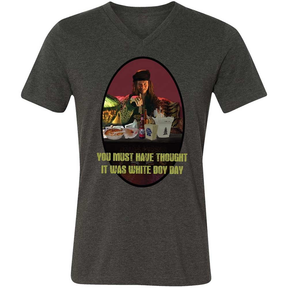 Unisex V-Neck T-Shirt - KWL4XA13 - Dark Grey Heather - 9