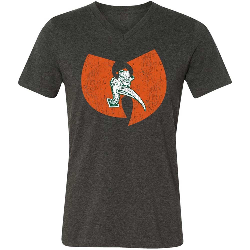 Unisex V-Neck T-Shirt - 664ZFFS9 - Dark Grey Heather - 9
