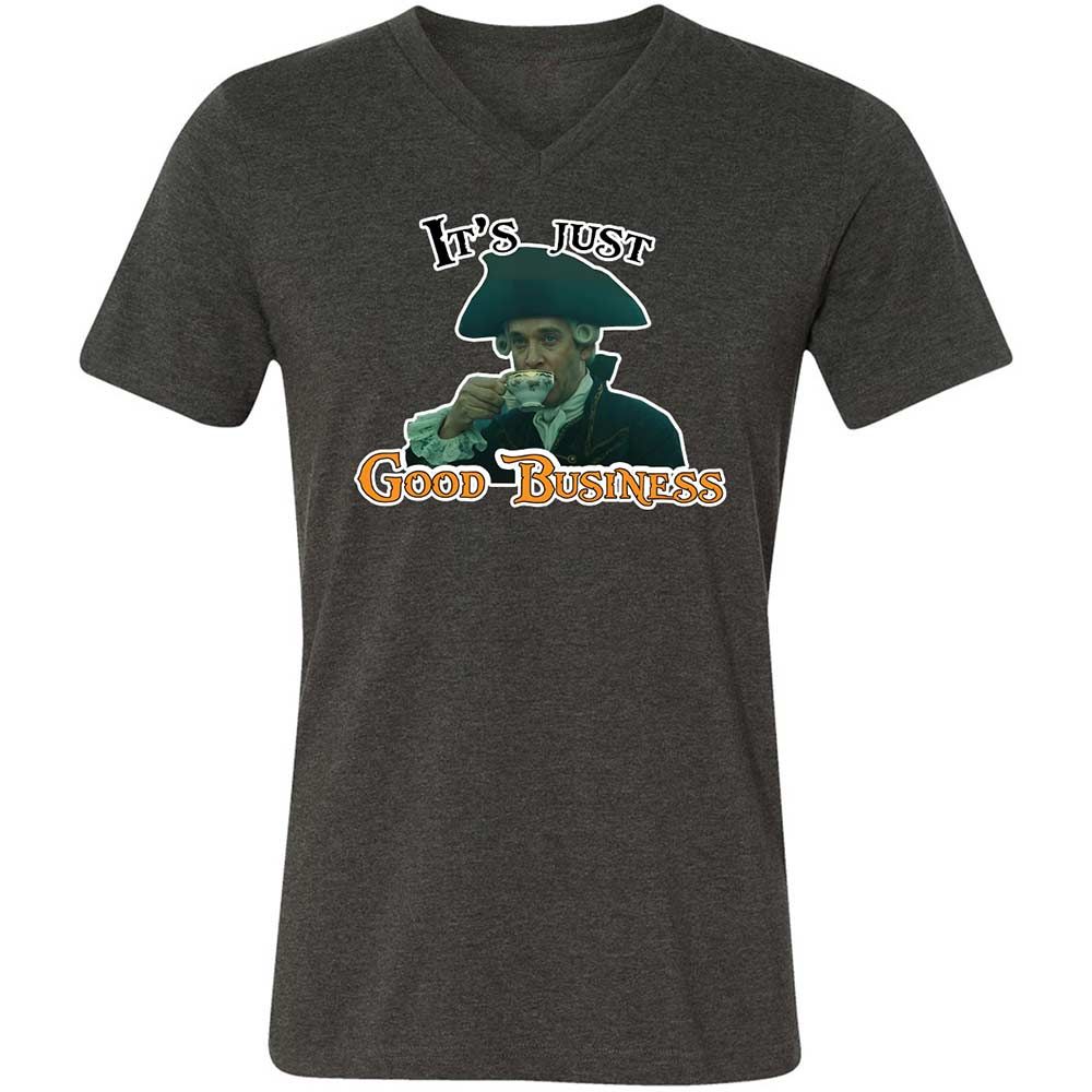Unisex V-Neck T-Shirt - AFDBNQ8D - Dark Grey Heather - 9