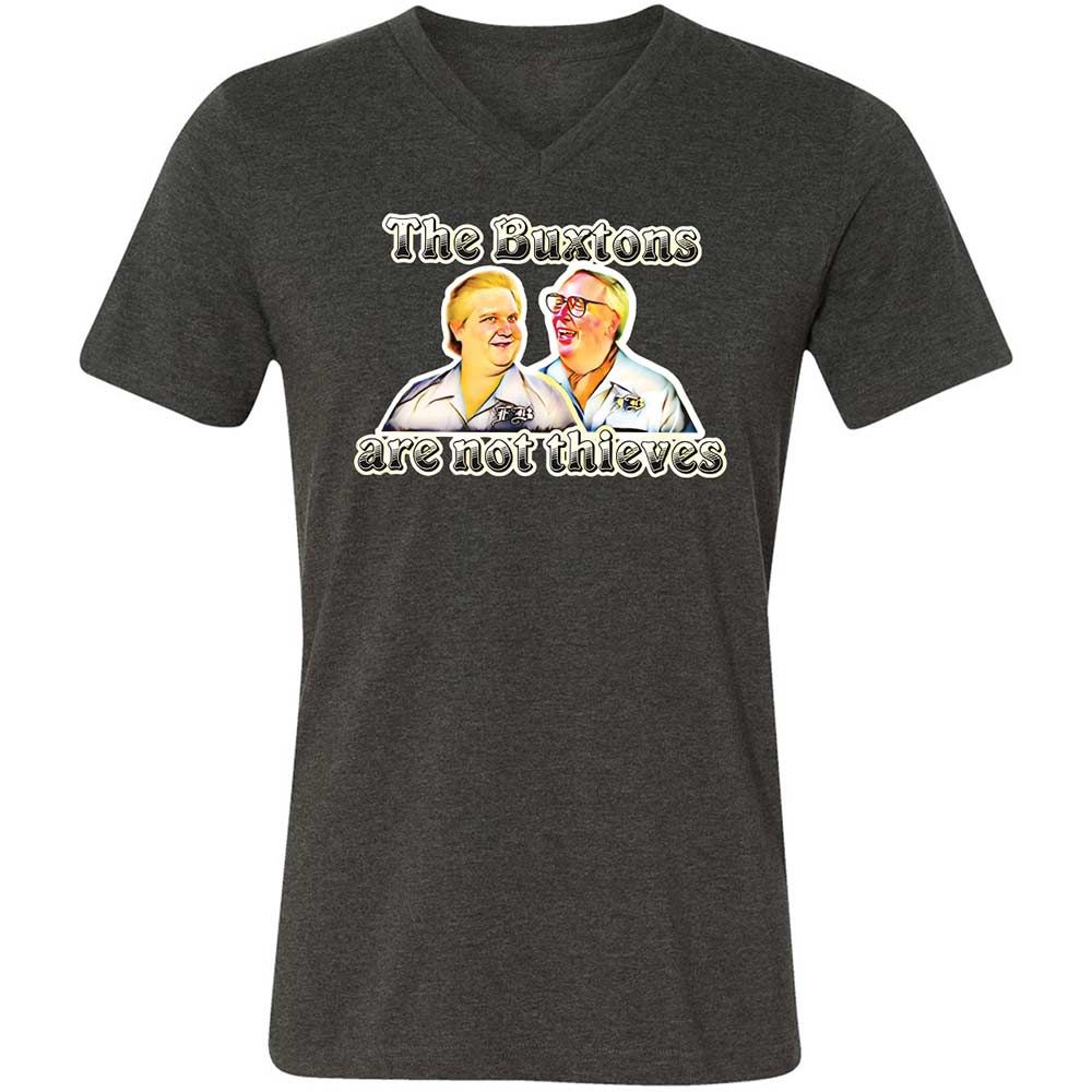 Unisex V-Neck T-Shirt - Z3MKLD1D - Dark Grey Heather - 9