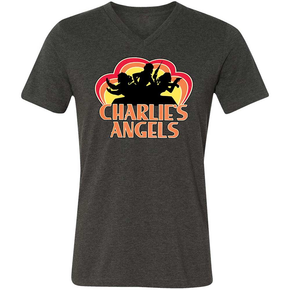Unisex V-Neck T-Shirt - Z4CVRML5 - Dark Grey Heather - 9