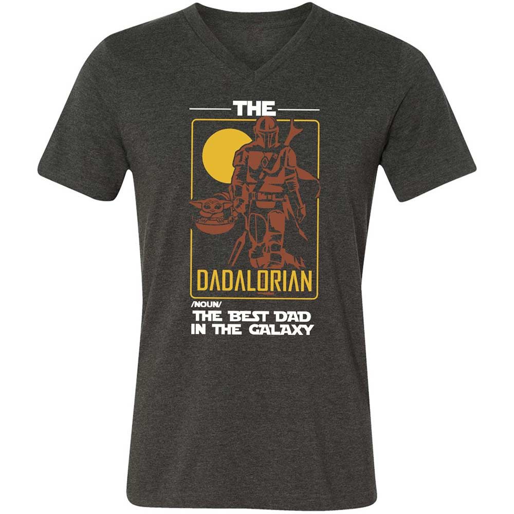 The Dadalorian The Best Dad In The Galaxy - Dark Grey Heather - 9