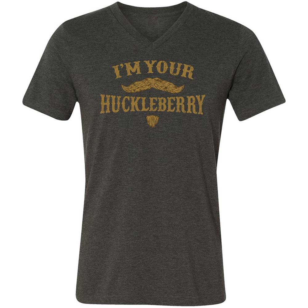 Unisex V-Neck T-Shirt - DXVD3GU1 - Dark Grey Heather - 9