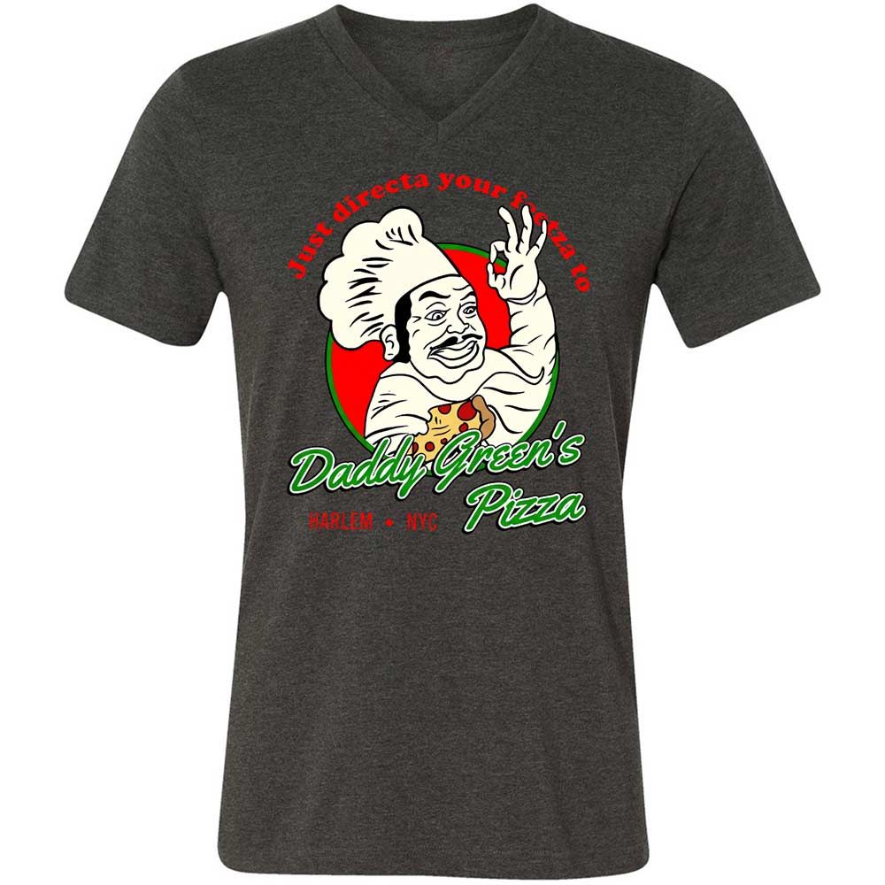 Unisex V-Neck T-Shirt - 7AY1BGVG - Dark Grey Heather - 9