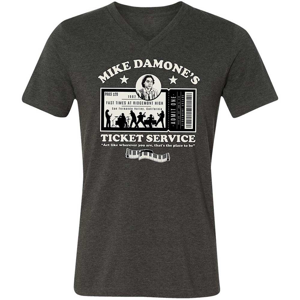 Damone's Ticket Service - Dark Grey Heather - 9