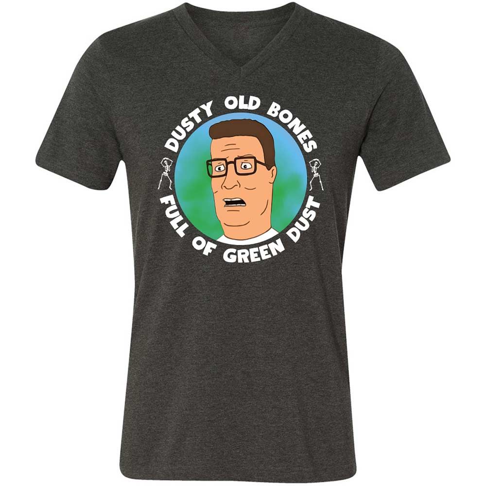 Dusty Old Bones Full of Green - Dark Grey Heather - 9