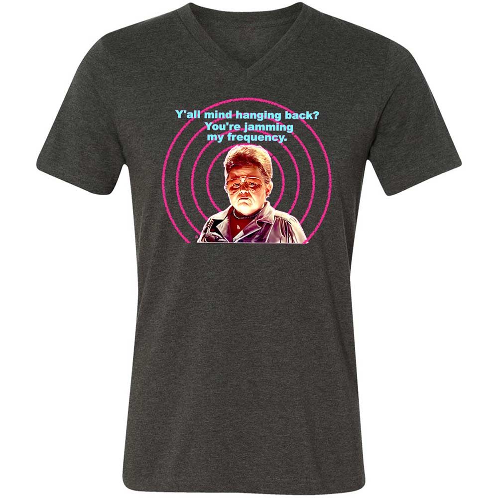 Unisex V-Neck T-Shirt - 1Q3HU76H - Dark Grey Heather - 9