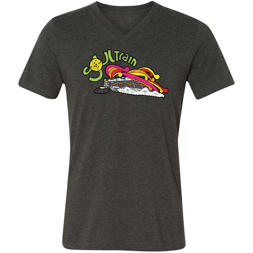 Unisex V-Neck T-Shirt - X5GFR4KM - Dark Grey Heather - 9