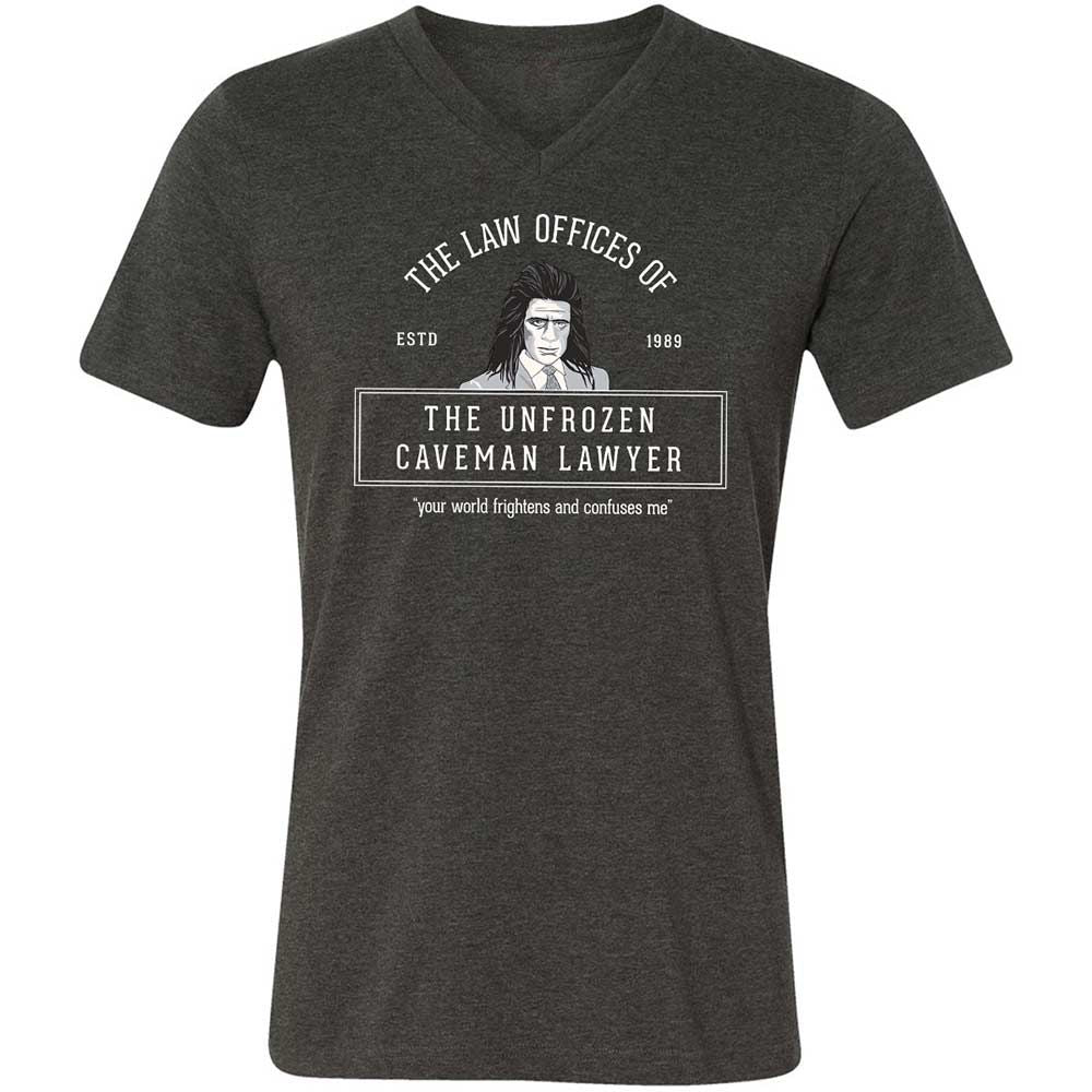 Unisex V-Neck T-Shirt - DPHS861J - Dark Grey Heather - 9