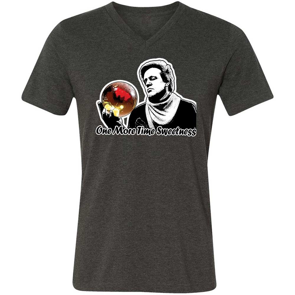 Unisex V-Neck T-Shirt - ZVQBVBU3 - Dark Grey Heather - 9