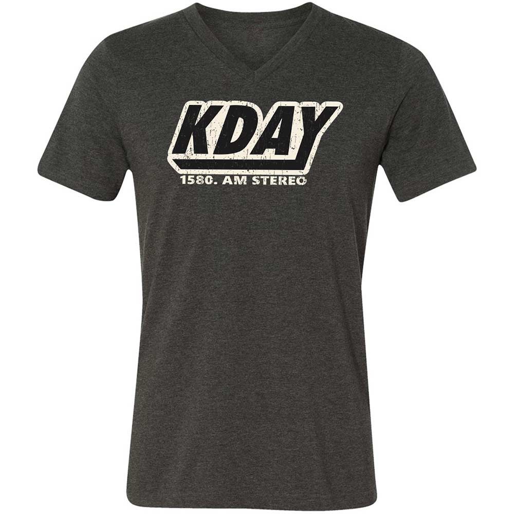 Unisex V-Neck T-Shirt - UAZ3KZF6 - Dark Grey Heather - 9