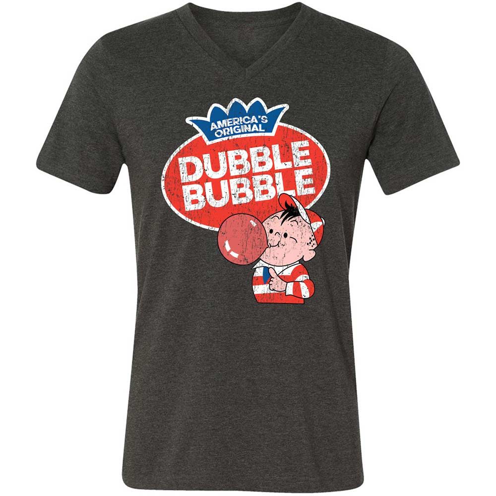 Unisex V-Neck T-Shirt - L2UQU8S7 - Dark Grey Heather - 9