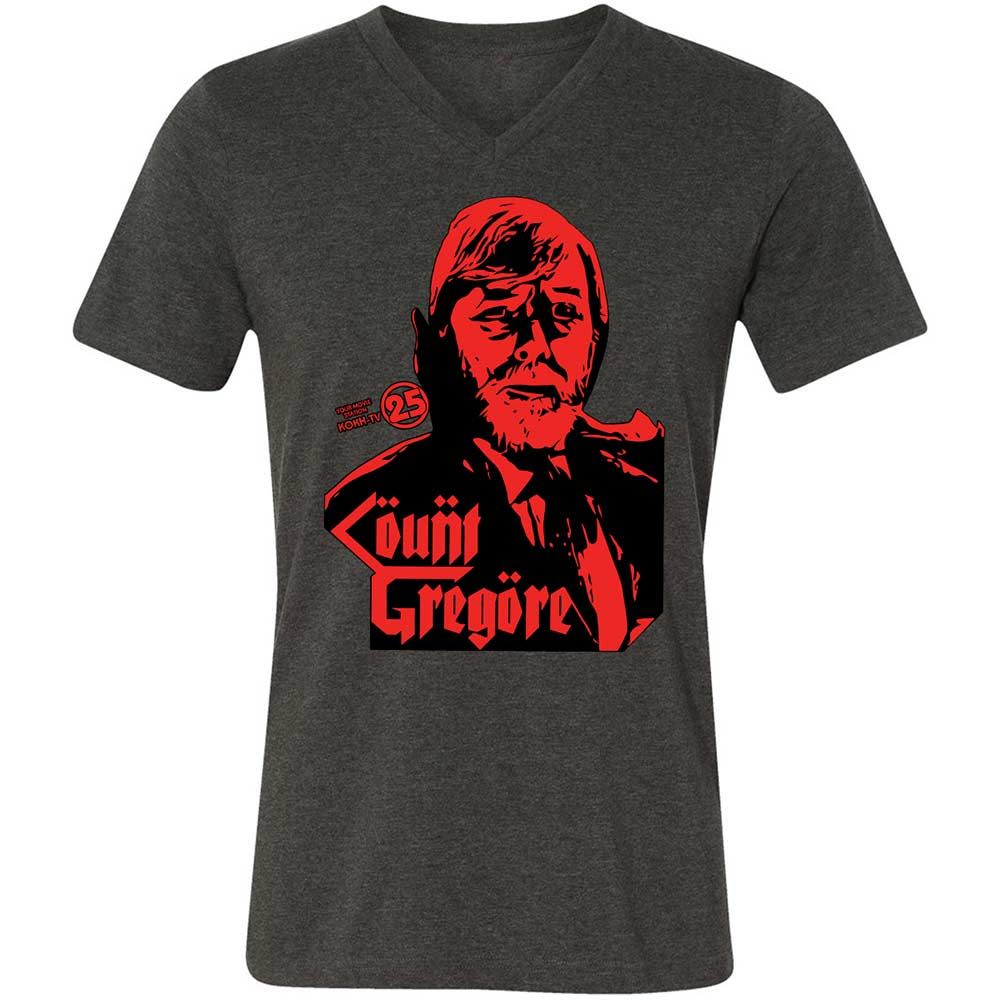 The Count Horror Theater Host - Dark Grey Heather - 9