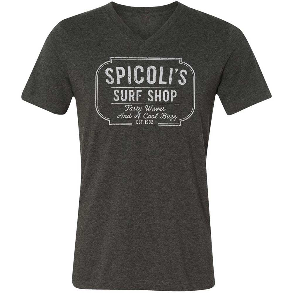 Unisex V-Neck T-Shirt - MDQA8RS1 - Dark Grey Heather - 9