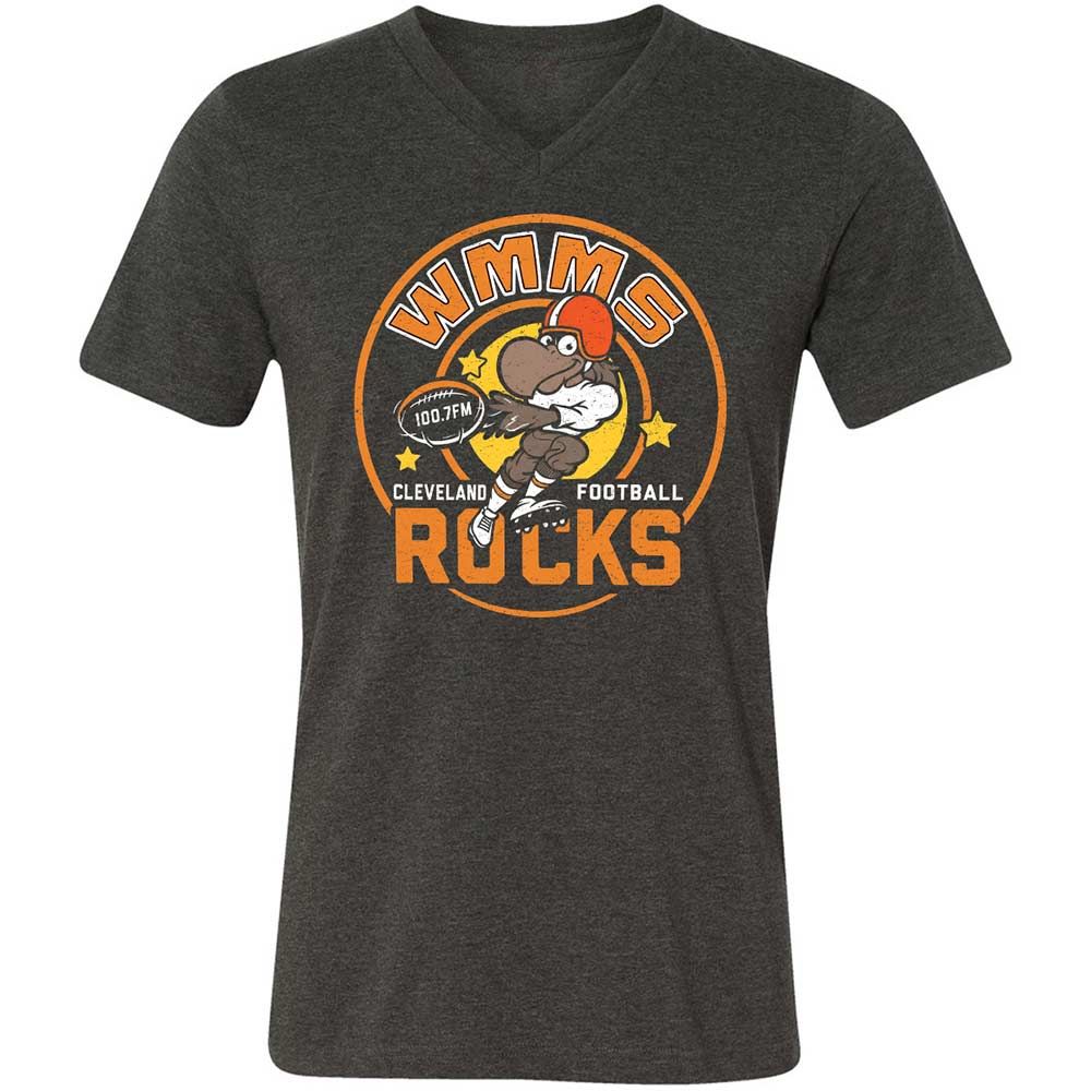 Unisex V-Neck T-Shirt - 2EJG4RFE - Dark Grey Heather - 9