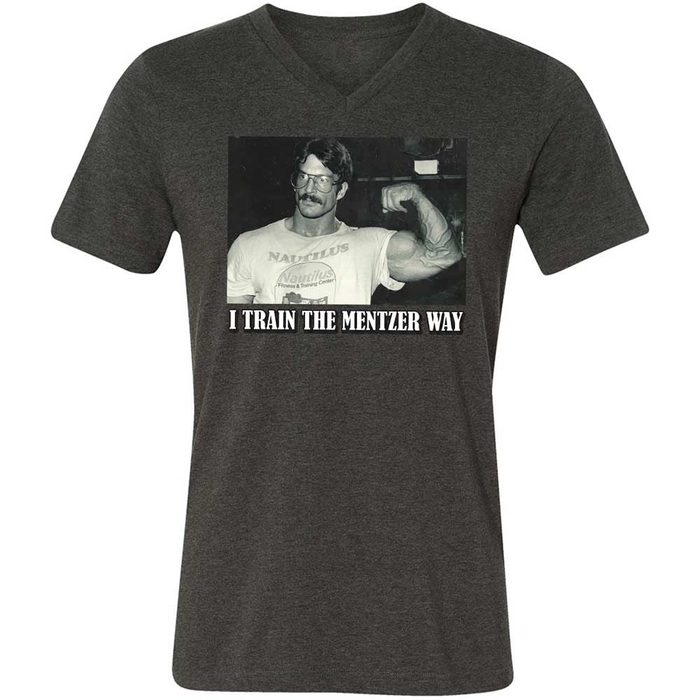 Unisex V-Neck T-Shirt - U28ZYD3U - Dark Grey Heather - 9